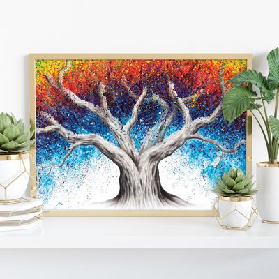 Arcobaleno albero - 11 x 14" stampa d'arte di Ashvin Harrison