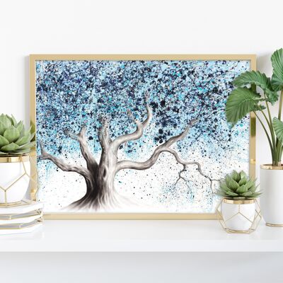 Blue Sea Tree - 11 x 14" stampa d'arte di Ashvin Harrison