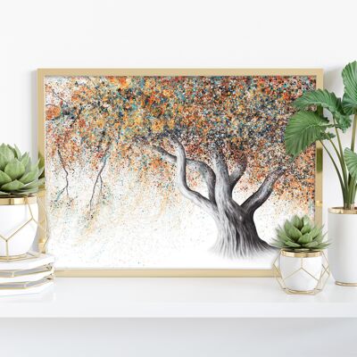 Arbre d'automne rouillé - 11X14" Art Print par Ashvin Harrison