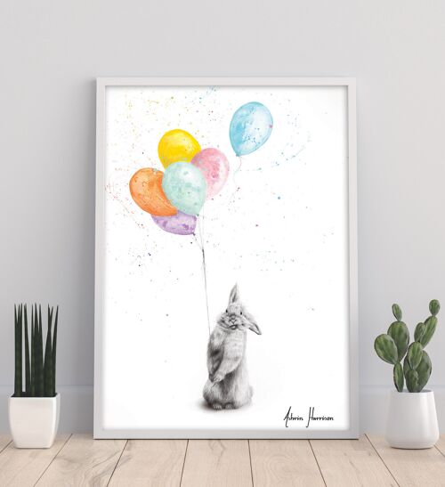 Buster and His Balloons -11X14” Art Print by Ashvin Harrison