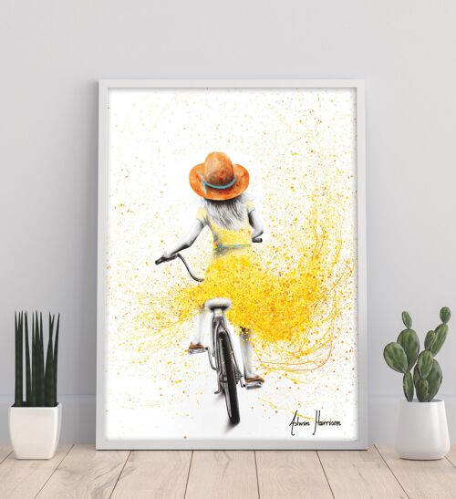 Her Sunshine Ride - 11X14” Art Print by Ashvin Harrison