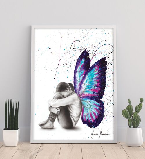 Butterfly Dreaming - 11X14” Art Print by Ashvin Harrison