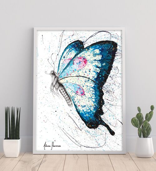 Garden Sparkle Butterfly 11X14” Art Print by Ashvin Harrison