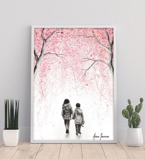 A Blossom Walk - 11X14” Art Print by Ashvin Harrison