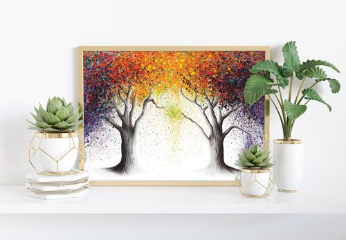 Paralleled Prism Trees - 11X14” Art Print by Ashvin Harrison