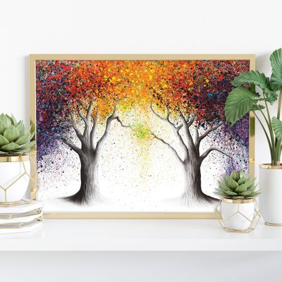 Paralleled Prism Trees - 11X14” Art Print by Ashvin Harrison