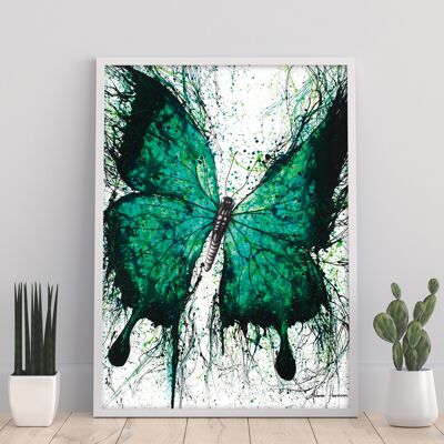 Papillon de jardin de nuit - 11X14" Art Print par Ashvin Harrison