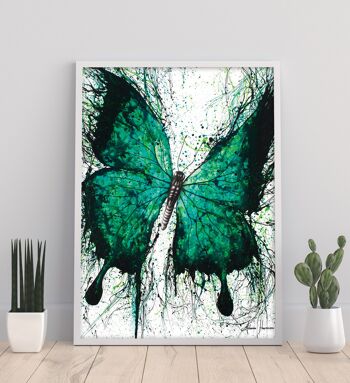 Papillon de jardin de nuit - 11X14" Art Print par Ashvin Harrison