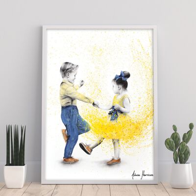 Little Rock N Rollers – 11 x 14 Zoll Kunstdruck von Ashvin Harrison