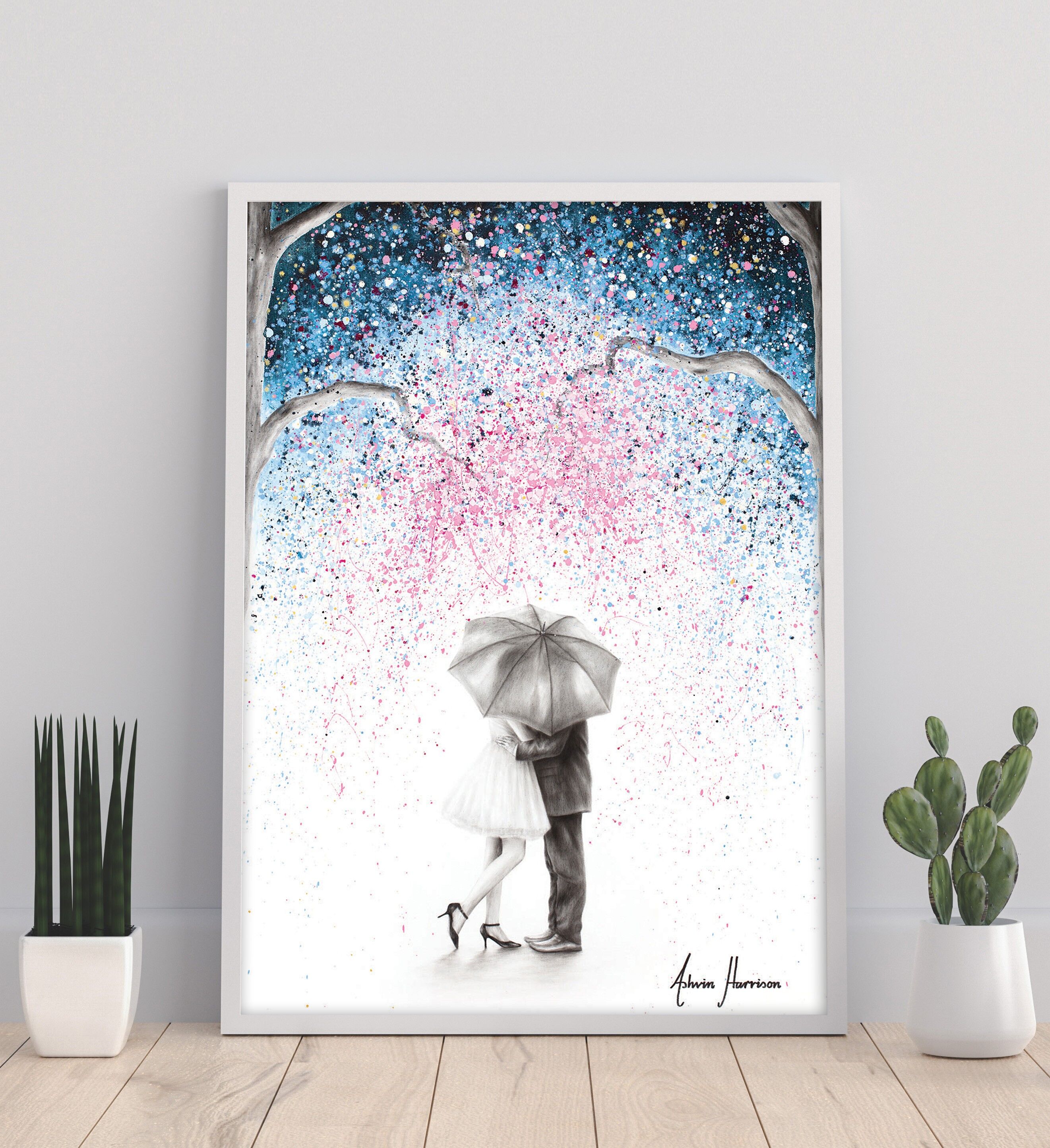 Il bacio di mezzanotte - 11 x 14" stampa d'arte di Ashvin Harrison