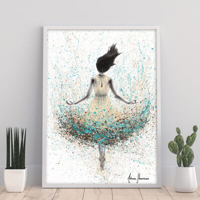 Wheat River Ballerina – 11 x 14 Zoll Kunstdruck von Ashvin Harrison