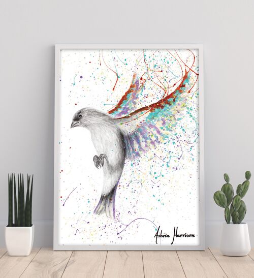 Lavender Lake Bird - 11X14” Art Print by Ashvin Harrison