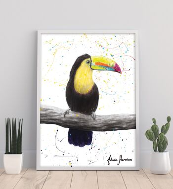 Toucan talentueux - Impression d'art 11 x 14 po par Ashvin Harrison