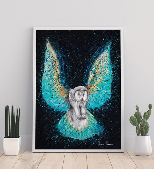 Illuminated Night Owl - 11X14” Art Print by Ashvin Harrison