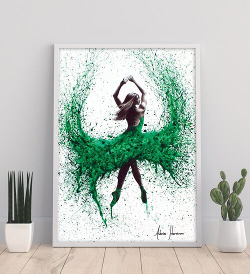 An Emerald Love - 11X14” Art Print by Ashvin Harrison