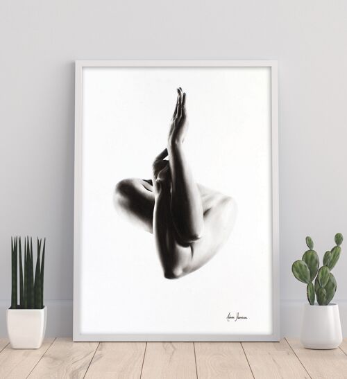 Nude Woman Charcoal Study 47 - 11X14” Art Print