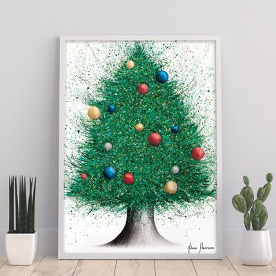 Árbol de Navidad - 11X14" Impresión de arte por Ashvin Harrison