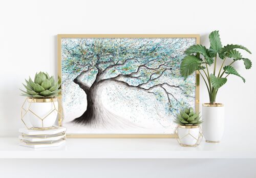 Lucent Lake Tree - 11X14” Art Print by Ashvin Harrison