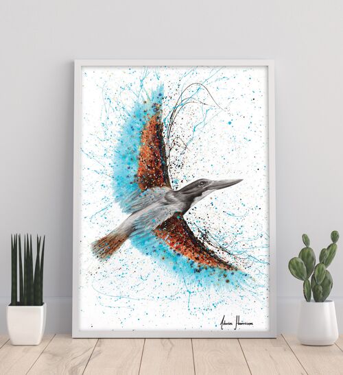 Singing Pond Bird - 11X14” Art Print by Ashvin Harrison