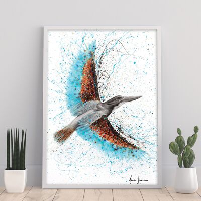 Singender Teichvogel – 11 x 14 Zoll Kunstdruck von Ashvin Harrison