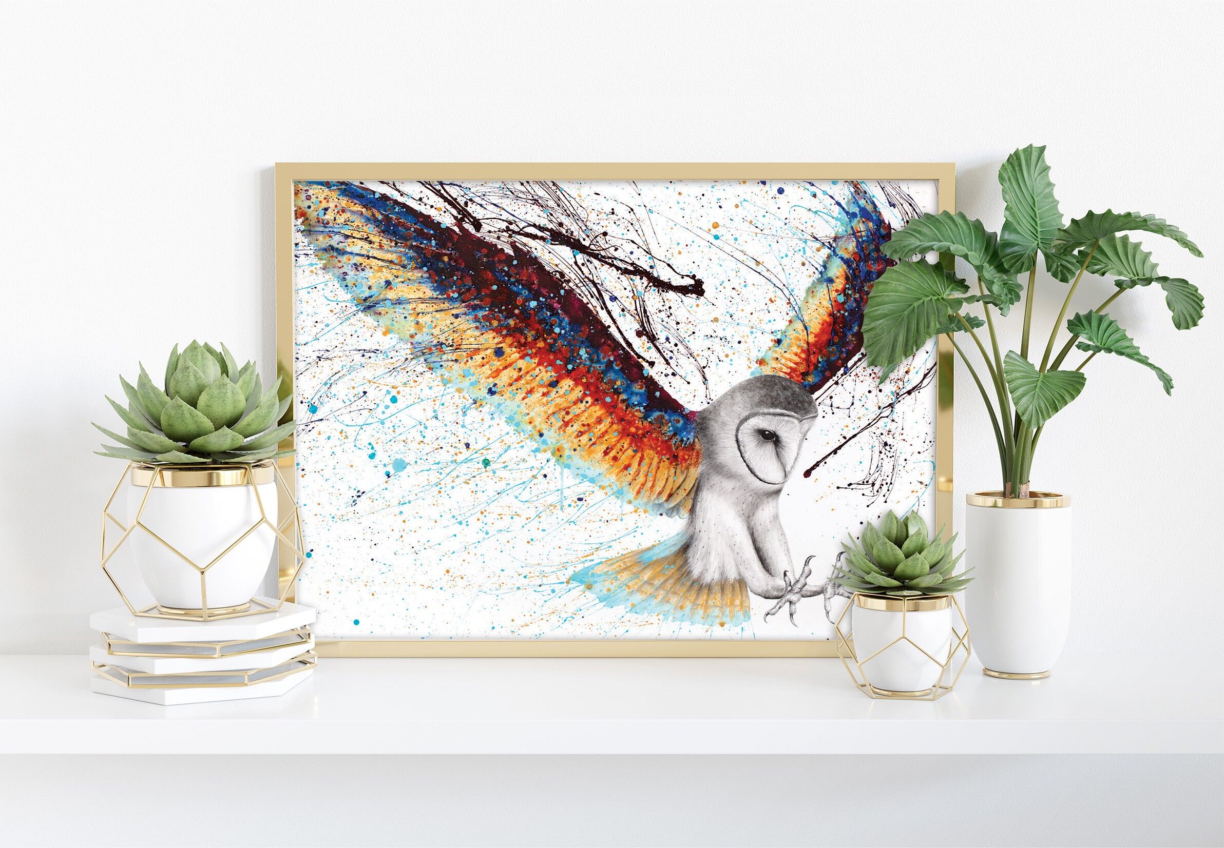 Gufo guardiano - 11 x 14" stampa artistica di Ashvin Harrison