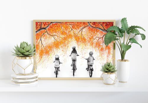 The Autumn Ride - 11X14” Art Print by Ashvin Harrison