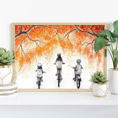 Der Herbstritt – 11 x 14 Zoll Kunstdruck von Ashvin Harrison
