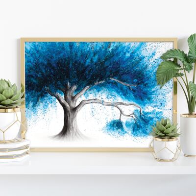 Verträumter Nachtbaum – 11 x 14 Zoll Kunstdruck von Ashvin Harrison