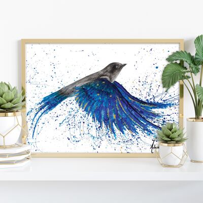 Pájaro vibrante del océano - Impresión artística de 11X14" de Ashvin Harrison
