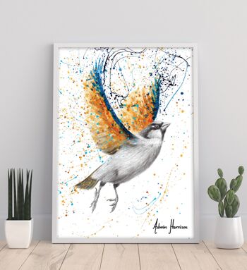 Oiseau de la prospérité dorée - 11X14" Art Print par Ashvin Harrison