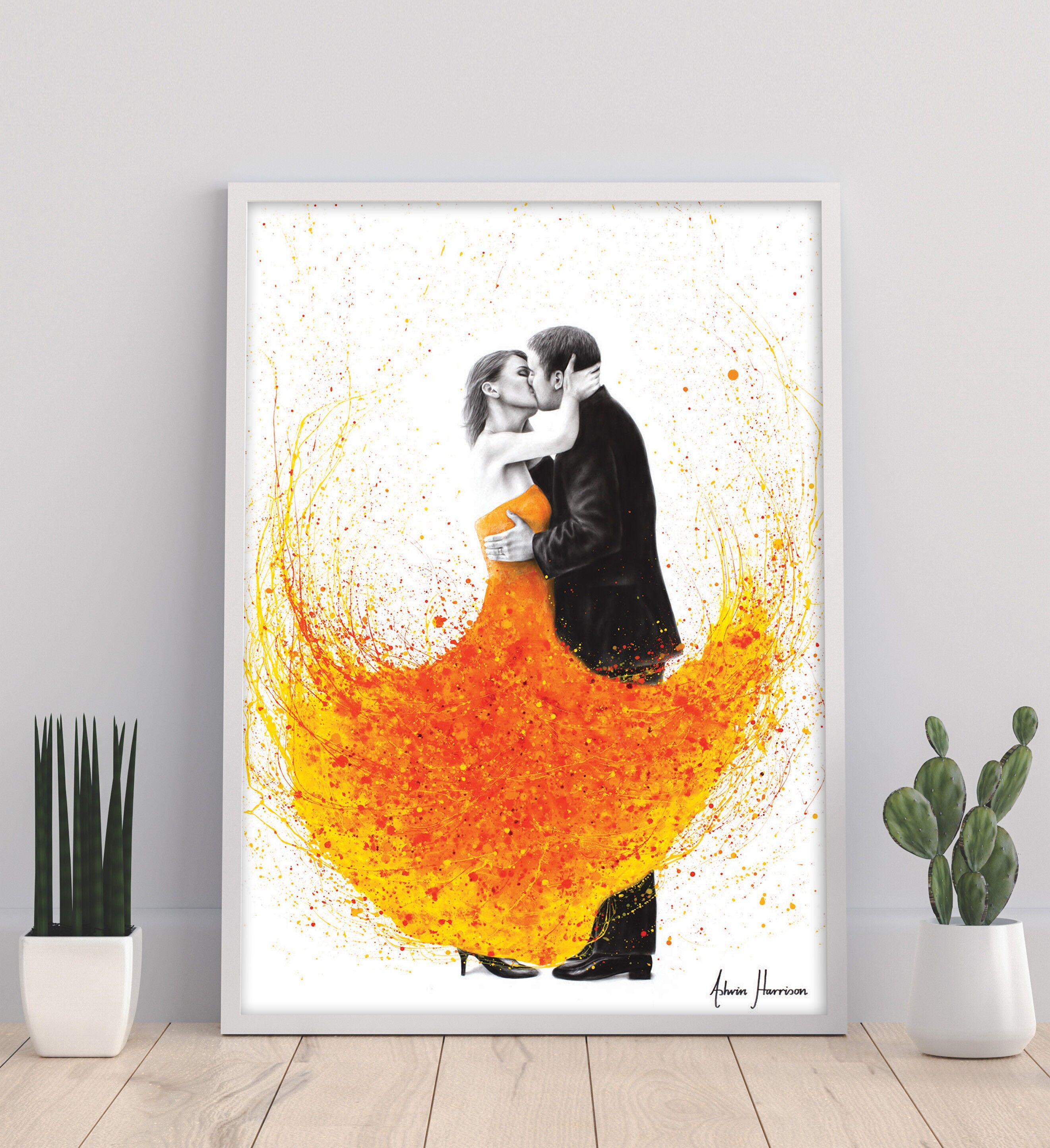 Sunny Autumn Kiss - Impresión de arte de 11X14" por Ashvin Harrison