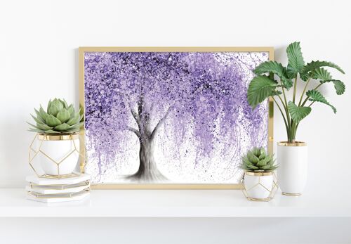Purple Wishing Willow - 11X14” Art Print by Ashvin Harrison