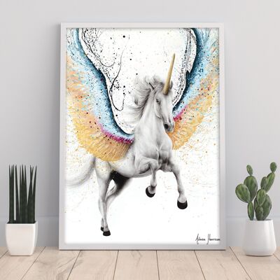 Whimsical Unicorn - 11X14” Art Print by Ashvin Harrison