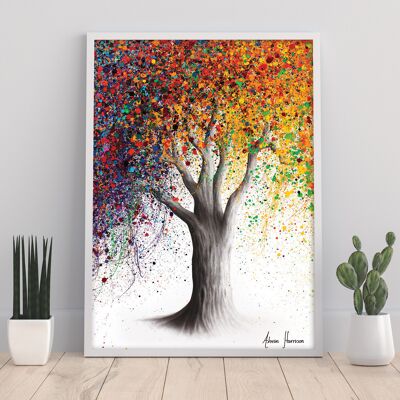 Superb Season Tree - 11X14” Art Print by Ashvin Harrison
