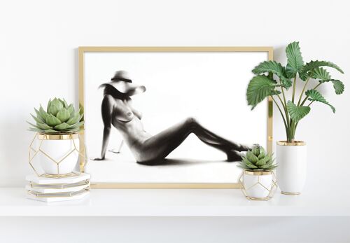 Nude Woman Charcoal Study 52 - 11X14” Art Print