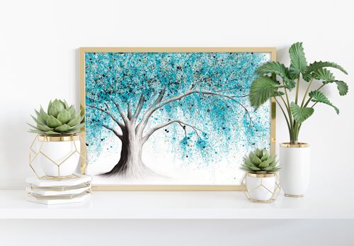 Winter Gemstone Tree - 11X14” Art Print by Ashvin Harrison