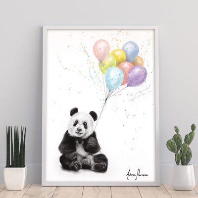 Fiesta de Panda - Impresión de arte de 11X14" por Ashvin Harrison