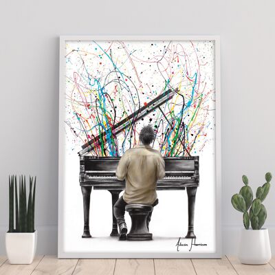 The Piano Solo - 11X14” Art Print by Ashvin Harrison