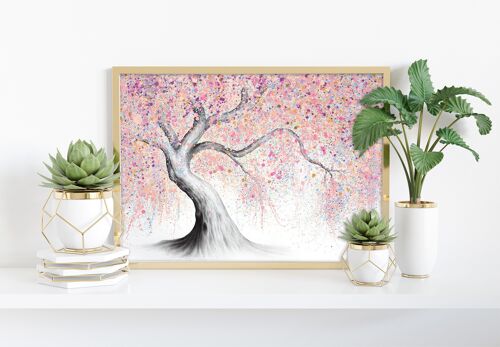 Pink Palace Tree - 11X14” Art Print by Ashvin Harrison