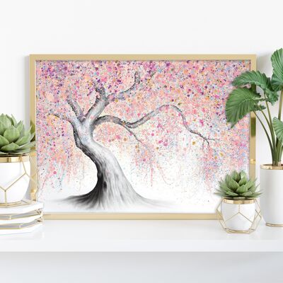Pink Palace Tree - 11X14” Art Print by Ashvin Harrison