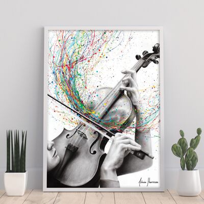 The Violin Solo - 11X14" Kunstdruck von Ashvin Harrison