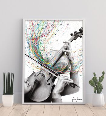 Le solo de violon - 11X14" Art Print par Ashvin Harrison
