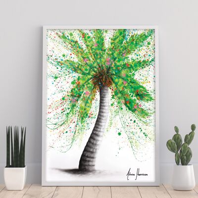 Party Palm Tree - 11X14” Art Print by Ashvin Harrison
