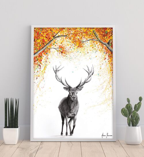 The Deer Dreamer - 11X14” Art Print by Ashvin Harrison