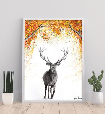 The Deer Dreamer - 11X14" Art Print par Ashvin Harrison