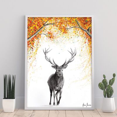 The Deer Dreamer - Impresión artística de 11X14" de Ashvin Harrison