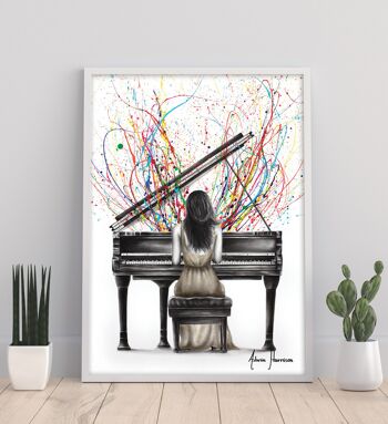 Piano à queue Solo - 11X14" Art Print par Ashvin Harrison