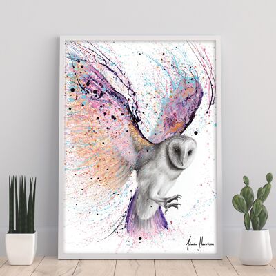 Luminous Luna Owl - 11X14" Art Print par Ashvin Harrison