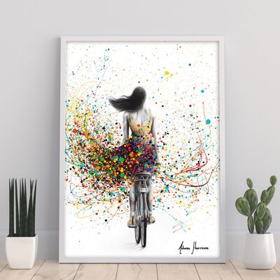 City Cycle – 11X14” Kunstdruck von Ashvin Harrison