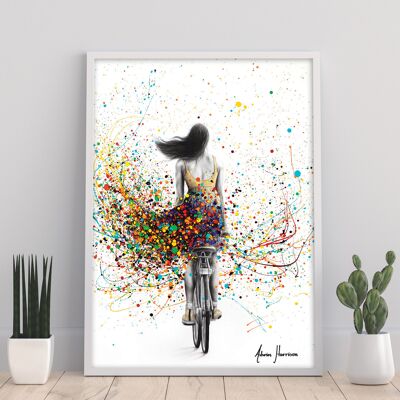 Cycle de la ville - Impression d'art 11X14" par Ashvin Harrison